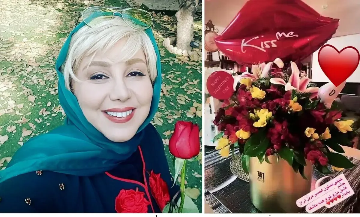 ولنتاین عجیب بهنوش بختیاری از تایتانیک تا کادوی منشوری!