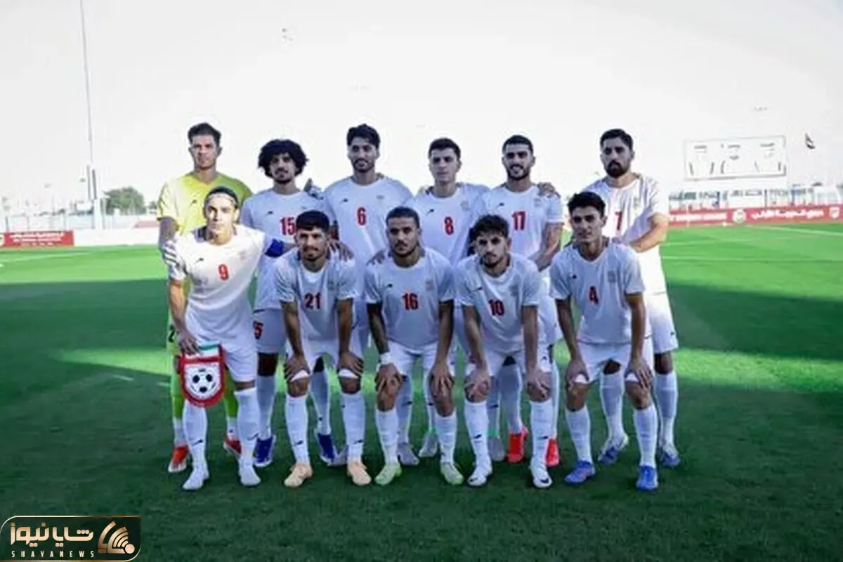 تساوی تیم ملی فوتبال امید ایران مقابل کره جنوبی