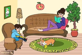 بازی فکری؛ 4 کلمه پنهان خونه مادر و پسر رو پیدا کن!