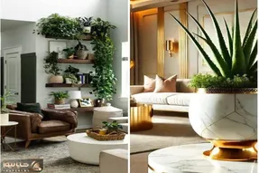 دیزاین پذیرایی خونه های کوچیک با گل‌های فانتزی/ فضای نقلی منزلتو به بهشت تبدیل کن