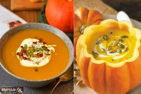 (ویدئو) طرز تهیه سوپ کدو حلوایی؛ یه نوبرانه خوش آب و رنگ با کدو تنبل