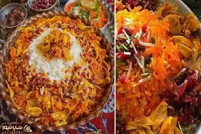 طرز تهیه زرشک پلو با مرغ ریش ریش / ترفند عالی برای نصف کردن مقدار مرغ