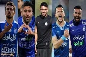لشگر هجومی استقلال برابر پرسپولیس؛ 5 مهاجم و 11 گل زده