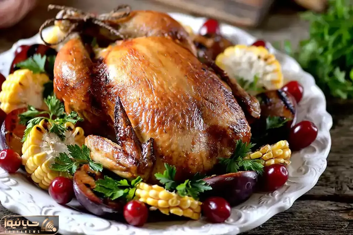 آشپزی حرفه ای؛ طرز تهیه مرغ شکم پر با همه نکاتش / ترفند های گرفتن بوی زهم مرغ