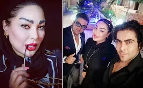 مدلِ شاخ اینستا در کنار مهران خان؛ سیس