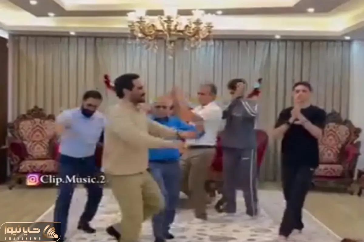 آواز شاد؛ نوه ها پدربزرگو روز تولدش دوره کردن کشوندن وسط میرقصن زنش سر میرسه خشک میشه