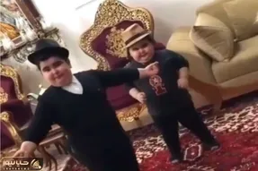 آواز شاد؛ پسر بچه تپلی با آهنگ آذری یجور میرقصه آبجیش بلد نیس تموم گوشت تنش میلرزه