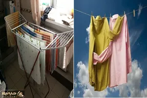 دیگر بوی نم نم نخواهید داد/ راهکارهای جادویی خشک کردن لباس در فضای کوچیک و فندقی