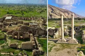شهر بیشاپور یادگار پرشکوه ساسانی که مدرن‌ترین شهرهای امروزی به گرد پاش نمی‌رسند