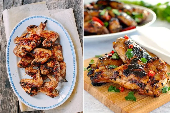 طرز تهیه بال و کتف کبابی آبدار و لطیف داخل فر + ترکیب ادویه ها