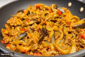آموزش آشپزی؛ یه غذای متفاوت با بادمجان و گوشت چرخ کرده به سبک ایتالیایی ها