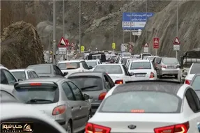 تمامی محورهای شمالی کشور در ترافیک سنگین
