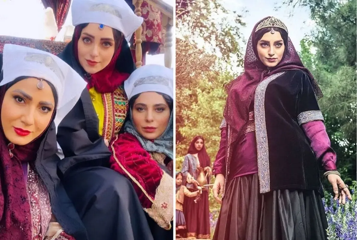 سن واقعی بازیگران زن سریال جیران؛ خوش فِیس هایی که با گریم قاجار نقاب رو سنشون گذاشتن!