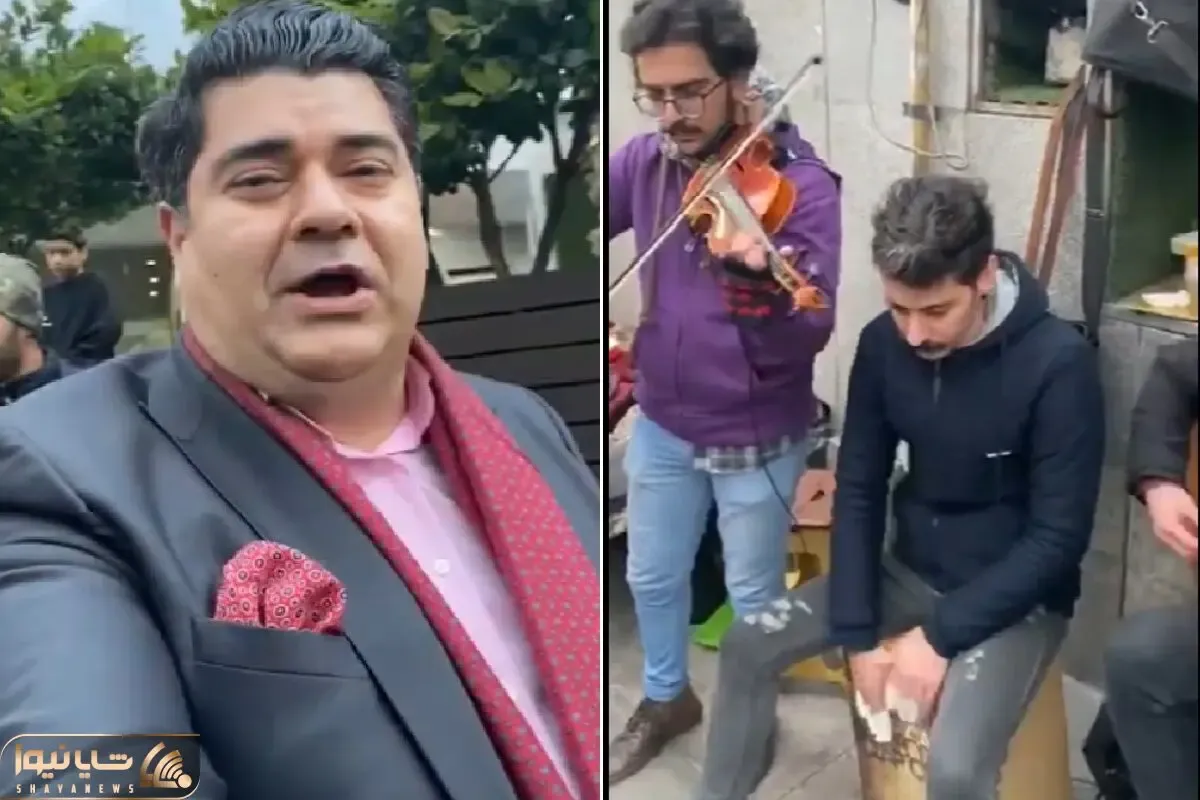 آواز خیابانی؛ همخوانی سالار عقیلی با چند جوان نوازنده/ ملت مثل مور و ملخ ریختن!