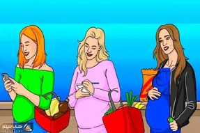 بازی فکری؛ اگه هوشت فوران میکنه بگو کدوم از این خانومای گیس رنگی واقعی باردار؟