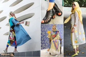 تو تیر انقدر گرمته چه برسه بقیش؛ با مانتو نخی و کفش پنجره ای به تنت هوا برسون