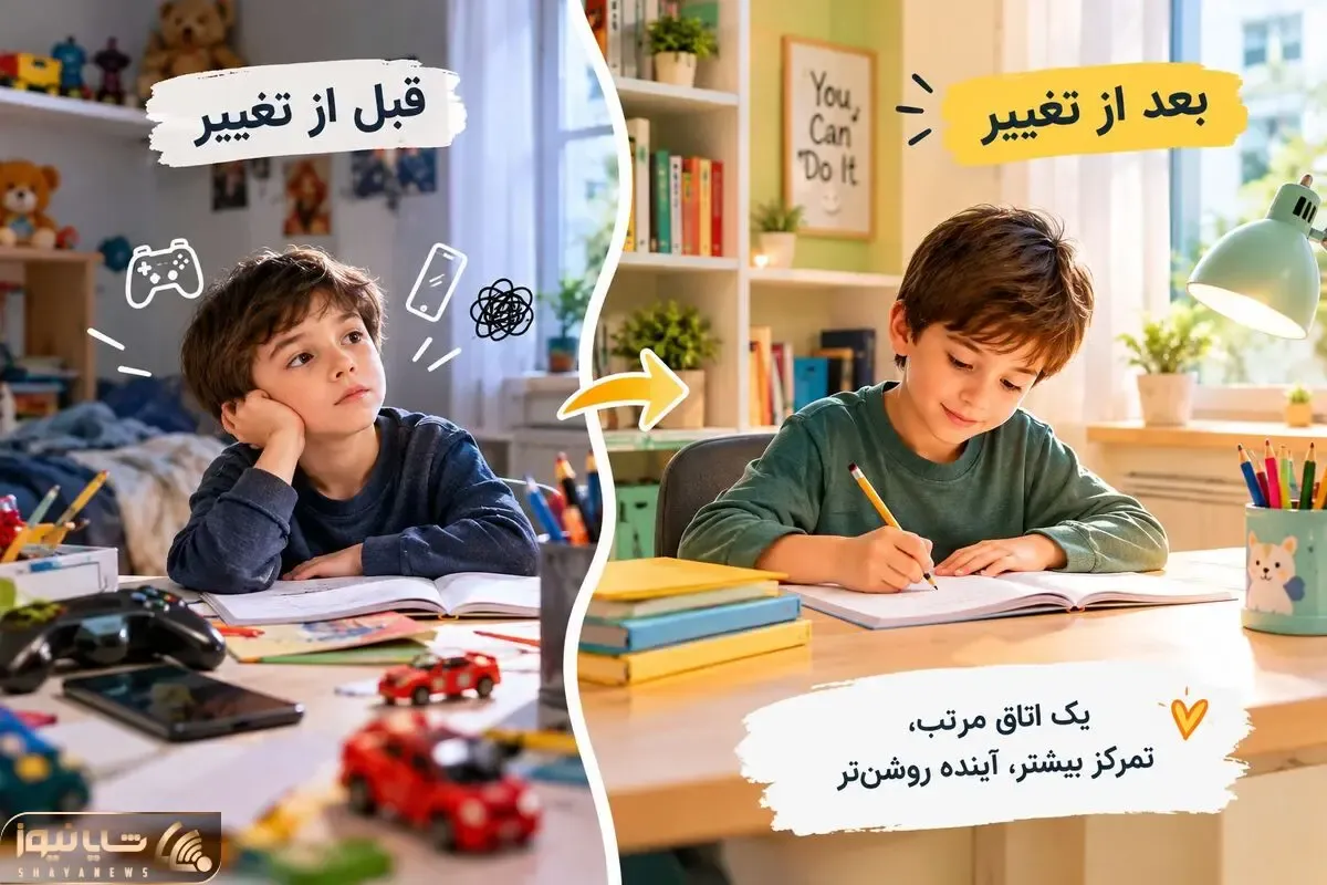 اگر بچت برای درس خوندن بازیگوشی داره، اتاقشو این مدلی کن! ایده های کم هزینه و کارساز