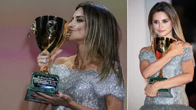 عاشقانه زوج معروف سینما بعد از دریافت جایزه