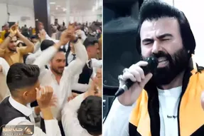 آواز محلی؛ خواننده با آهنگ ترکی شاد منیم یاریم عروسی رو ترکوند ملت چه رقص تندی میرن