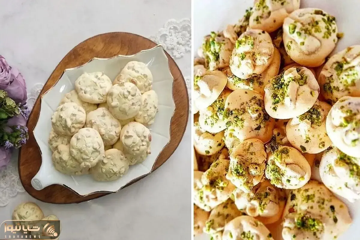 طرز تهیه شیرینی پفکی گردویی / یه شیرینی خشک فوق العاده که خیلی راحت آماده میشه