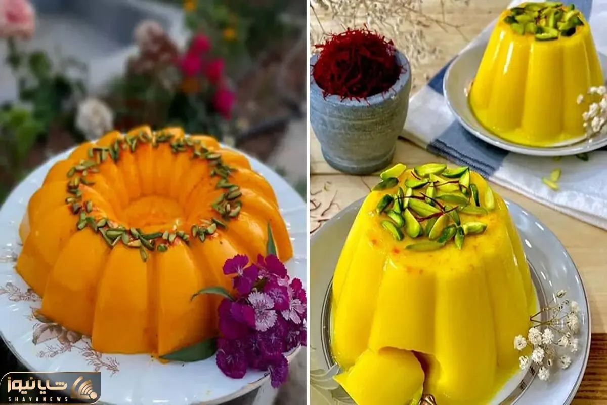 طرز تهیه دسر ساده زعفرونی / از اون دسرهای سه سوته اما خیلی خوشمزه ست