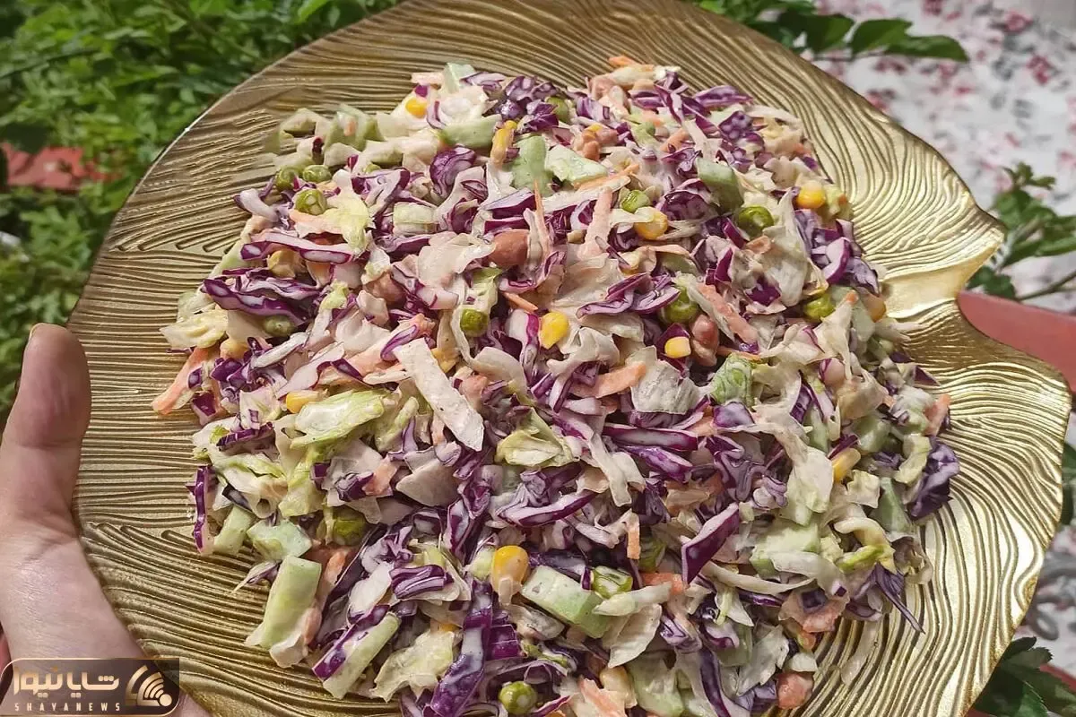 آموزش آشپزی؛ وقتی هیچی تو خونه نیست با 2 - 3 قلم مواد این سالاد خوشمزه رو درست کن