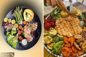 طرز تهیه بشقاب مرغ و سبزیجات / یه وعده عالی رژیمی و خوشمزه واسه سالم خورا