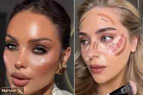 بهترین آرایش برای صورت لاغر؛ سبک رژگونه زدن و ایده برای متعادل سازی فک و چهره ظریف