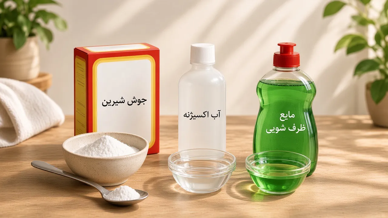 تمیز کردن کتونی سفید