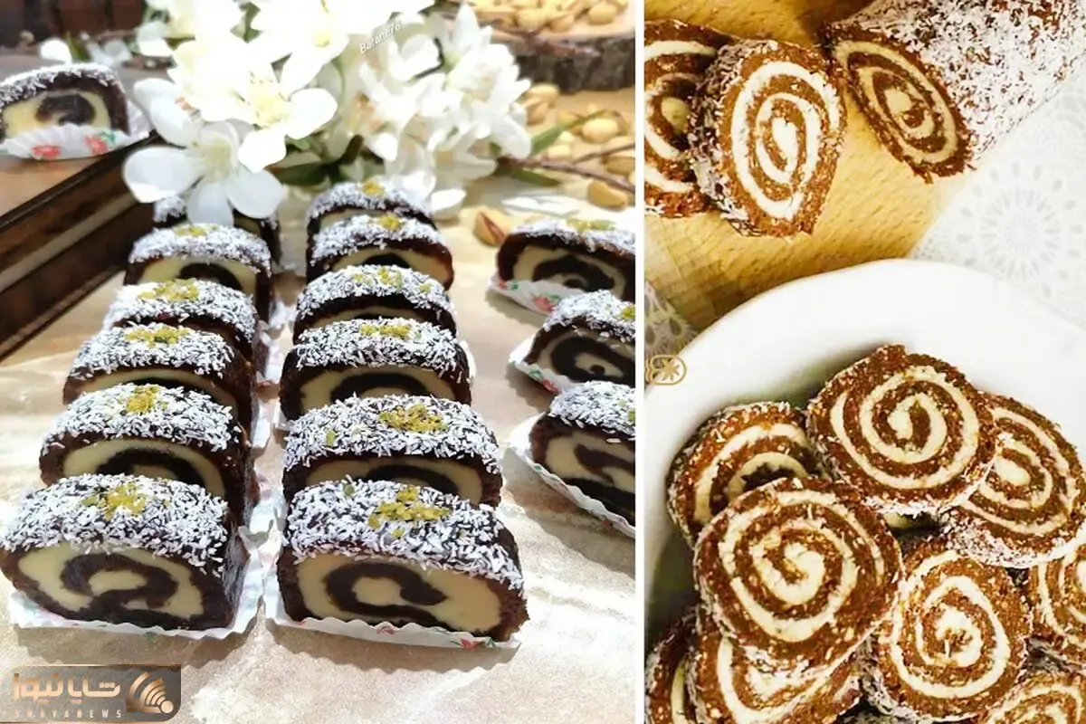 طرز تهیه رولت خرما / دسر مقوی و خوشمزه رو با بهترین دستور درست کنید