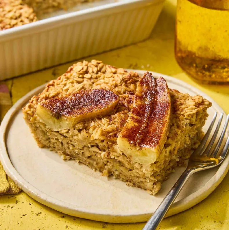 جو دوسر پرک با موز و دارچین جو دوسر پرک با موز و دارچین