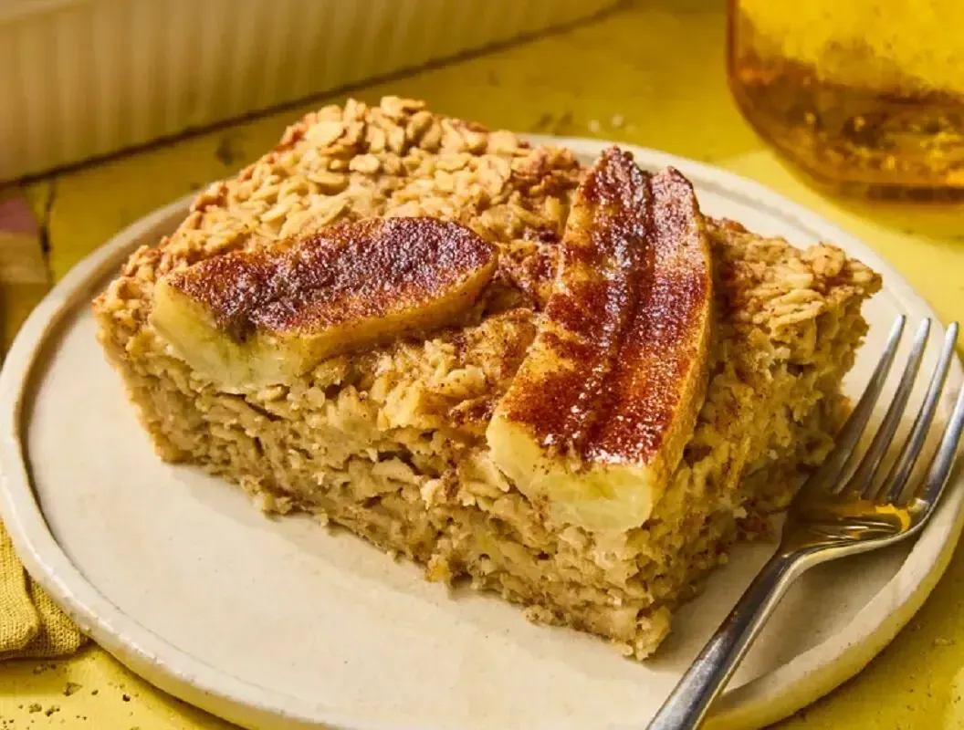 یک دسر خوشمزه و رژیمی با موز و جوی دوسر پرک