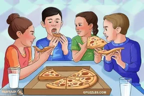 بازی فکری؛ اگه تو وجودت هوش میجوشه مشکل پیتزا خورای قهار رو پیدا کن!