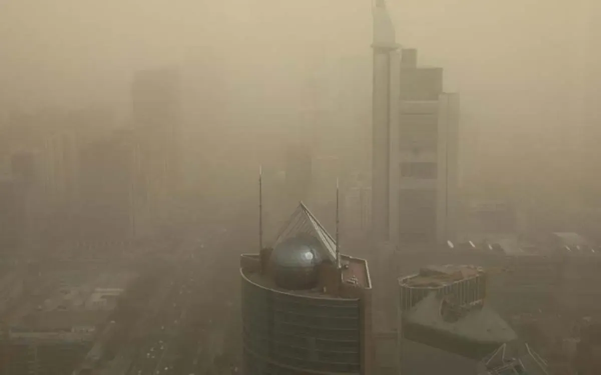 طوفان شن عجیب در شهر پکن!