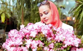 عکس جدید بهاره رهنما و همسرش با تیپ صورتی
