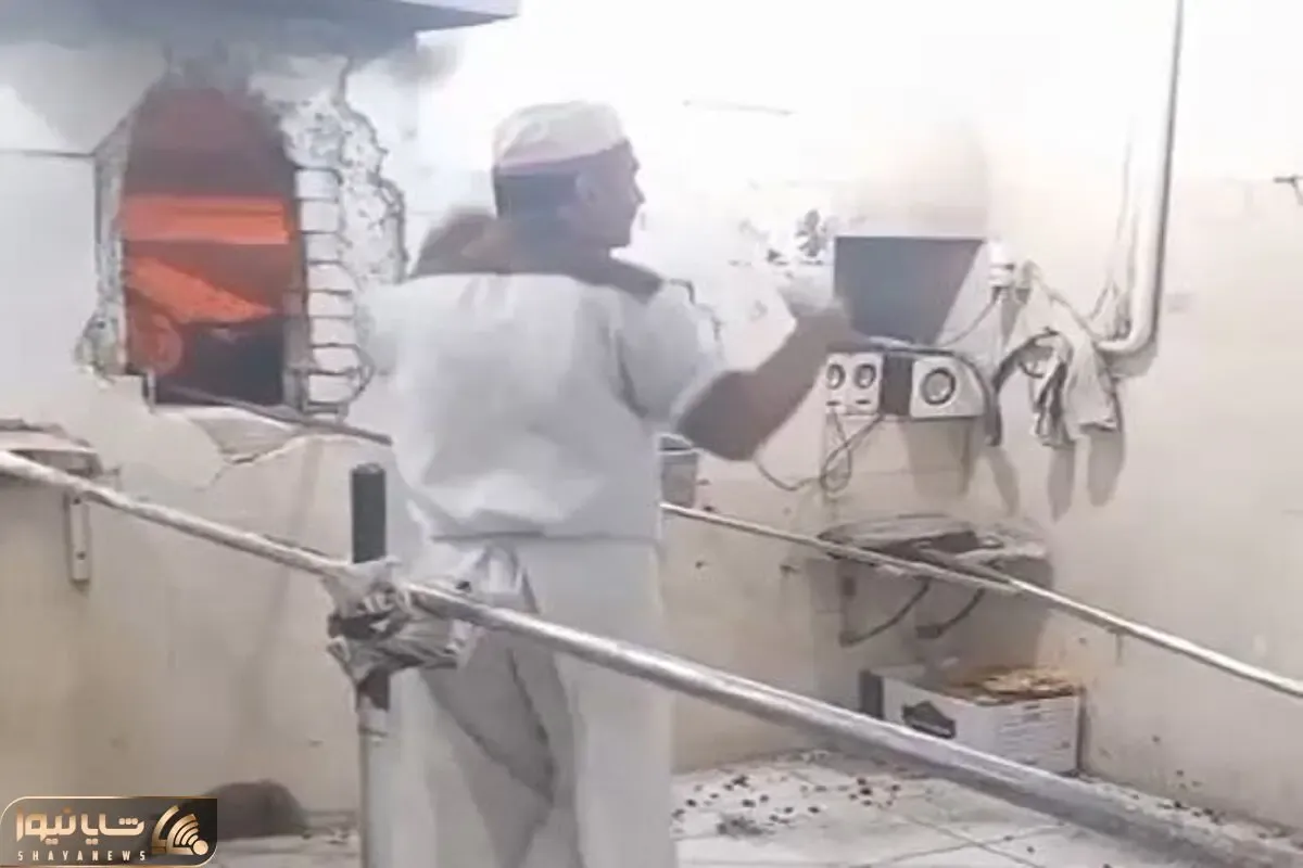 آوار شاد؛ نونی که این شاطر بپزه خوردن داره با پایکوبی و روحیه شاد و عاشق کارشه