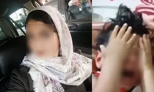 (فیلم و عکس) مهلا مادر سنگدل مشهدی که برای کتک نزدن بچه اش از مردم اخاذی می کرد!