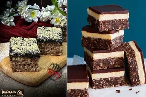 طرز تهیه شیرینی گردویی شکلاتی / یه شیرینی بی نظیر که طعمش فوق العاده ست