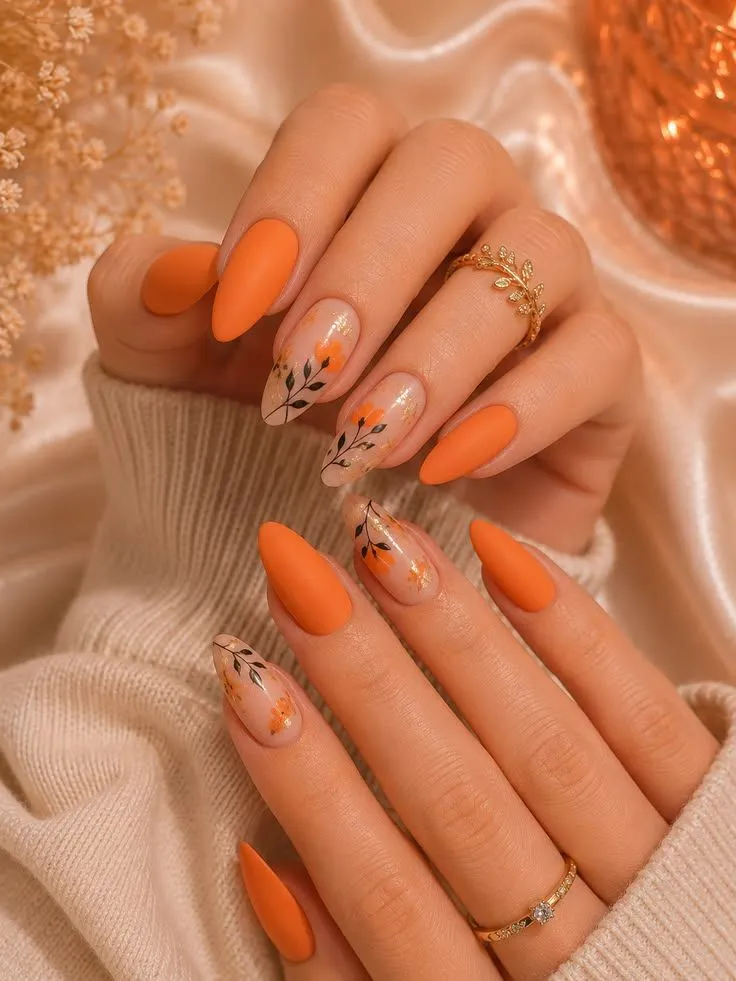 طراحی لاک نارنجی طراحی لاک نارنجی