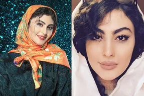 تیپ و چهره فوق العاده مریم مومن؛ و البته شلواری کوتاه و منشوری!