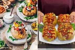 طرز تهیه سیب زمینی شکم پر مخصوص ترکیه / یه غذای خوشمزه که راحت آماده میشه