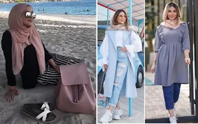 اگه عید عزم سفر داری چه شمال چه کیش با این مانتو شلوارا هم راحتی هم شیک!