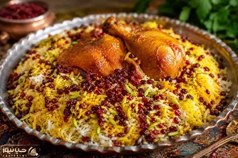 غذای نذری؛ طرز تهیه زرشک پلو با مرغ نذری برای 50نفر+ فوت وفن