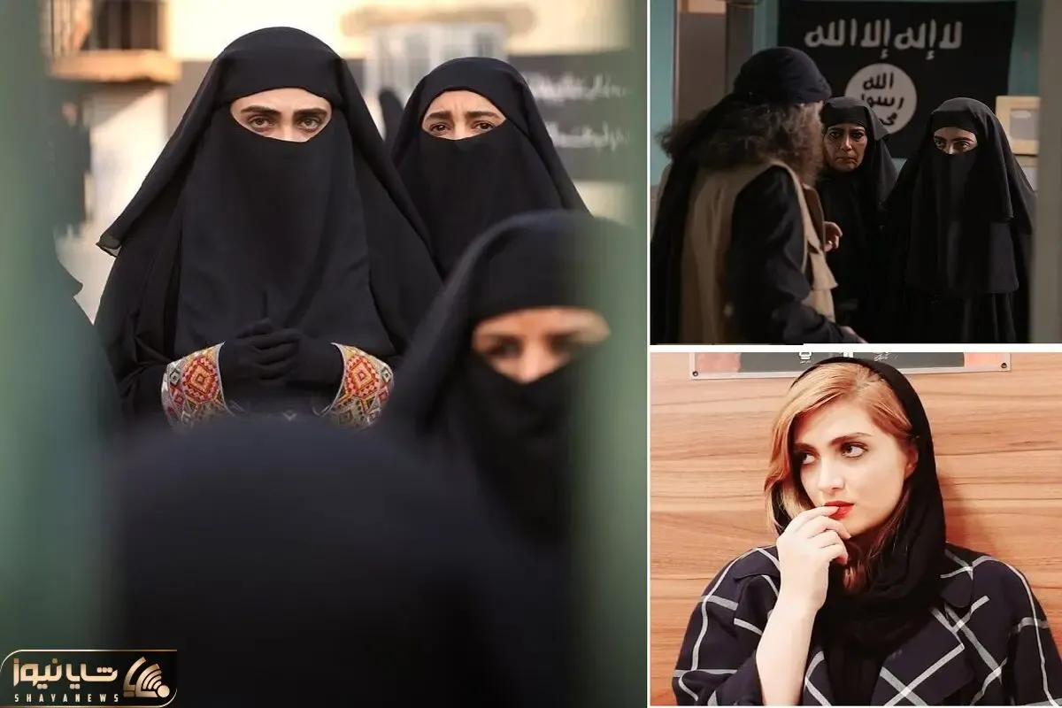 الناز ملک بازیگر آیسان سقوط کیست؟ قُمری خوش تراشی که با این چشا تو دل داعش فتنه انداخت