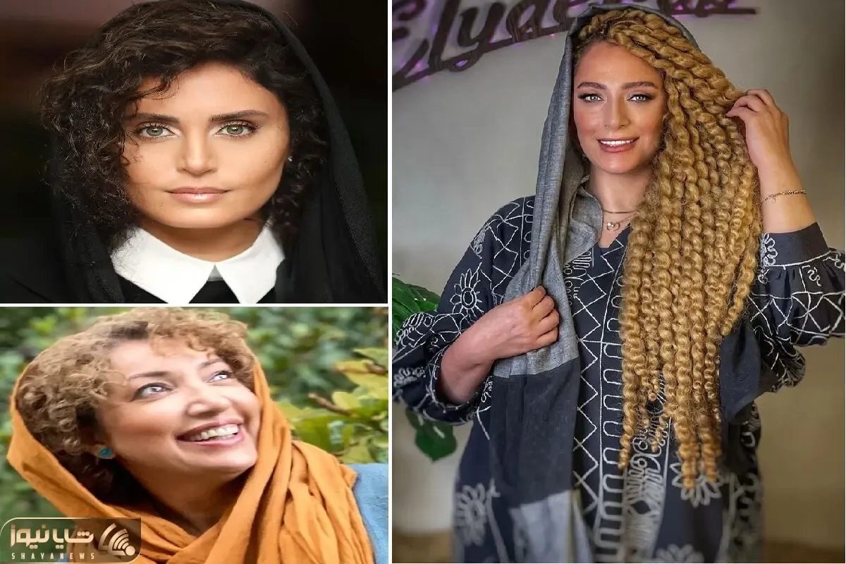 زیباترین بازیگران زن ایرانی که رو کَلشون سیم تلفن کاشتن؛ گیس فرفریای سینما که میگن اینان