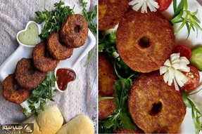 طرز تهیه شامی پوک خوشمزه / بهترین روش برای درست کردن شامی لپه ترد و عالی
