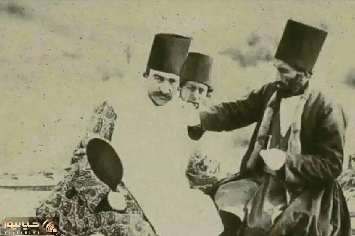 سوار ماشین زمان بشوید؛ صفای ریش و موی شاه قاجار زیر دست سلمانی ها!