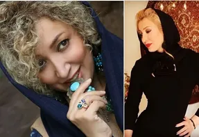 دختر نگار عابدی انگار شوهرشه؛ این فیگورای ناجور تو تئاتر سانسورچی نداره؟