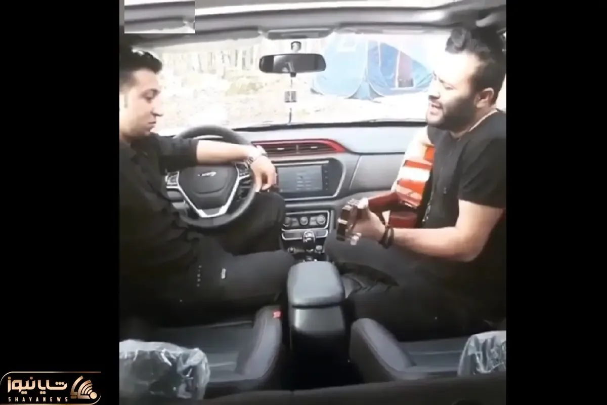 آواز خیابانی؛ آقاهه چه غم انگیز آهنگ بهم بگید بمیرم رو تو ماشین میخونه فقط سیس راننده