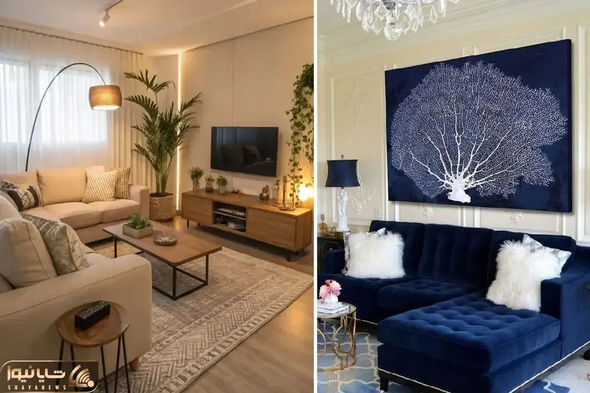 بهترین چیدمان برای مبلمان 7 نفره؛ ایده های (متقارن، ال، خونه بزرگ، خونه کوچیک، مدرن)